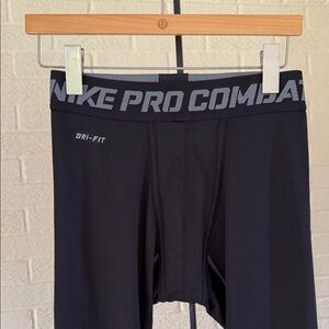 Nike Pro Combat Dri-Fit Compression Pant Men’s Black Size Large Excellent Cond!